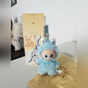 Pin For Love Labubu Keychain By Pop Mart - Letter K